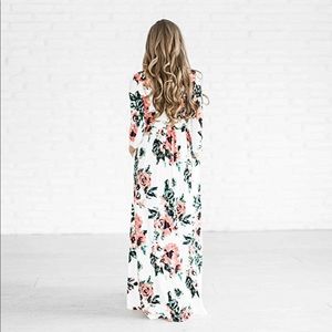 Floral maxi dress